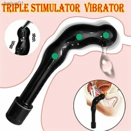 22SS Sex Toys Massagers Male G-Spot Kvinnlig Masturbator Bending Vibrator AV Massage Stick Adult Fun Products L230518