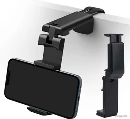 Suportes para montagem de celular portátil para avião suporte para celular clipe dobrável selfie segurando suporte de assento de trem suporte de mesa doméstico R230605