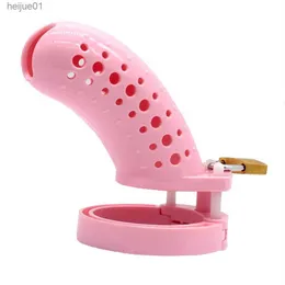 Gaiola de pênis de dispositivo de castidade abs masculino de massagem com anel de pênis de tamanho 5 Brinquedo sexual de castidade para homem prevenir a masturbação Brinquedos de gaiola de moda 196U L230518