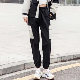 Capris South Korea High Waist Overalls Pants Women's Spring/Summer 2023 New Loose Slim Handsome Small Legs Sports Casual Trousers Women P230605