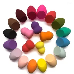 Spugne per trucco 2/4 pezzi Mini Beauty Egg Blender Cosmetic Puff Sponge Cushion Foundation Powder Tools Make Up