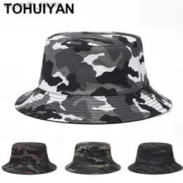 2023 Chapéu Bucket Camuflado para Homens Boné Pescador de Algodão Casual Ao Ar Livre Tático Militar Chapéu de Caça Feminino Gorro Chapéus de Pesca L230523