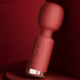 Mini AV Magic Wand Vibrator dla kobiet potężne stymulator łechtaczki USB ładowalny przenośny silikonowy masażer żeńska zabawka seksu L230523