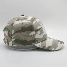 Custom Tactical Military Camo Camouflage Brass Belt Buckle 6 Panel Hat Baseball Cap Men Hunting Camping Hiking Golf Sport Caps DSE121