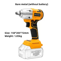 Sleutels Cordless Wrench Impact Electric Screwdriver Brushless Electric Wrench 21V Lithium Socket Wrench DIY Power Tools Hand DrilL Parts