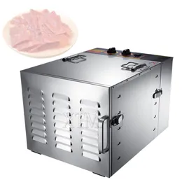 10 Layers Stainless Steel Food Dryer Household Dehydrated Vegetables Meat Pet Snacks Seafood Fruit Tea Dry Machine 220V