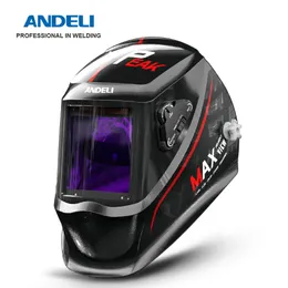 Mills ANDELI Welding Helmet/Mak PEAK990T Large View True Color Automatic Darkening for Arc Weld Grind Cut