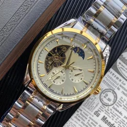 high quality sapphire skeleton designer watch automatic mechanical Outdoor Chronograph Quartz Battery Men Moonwatch277z