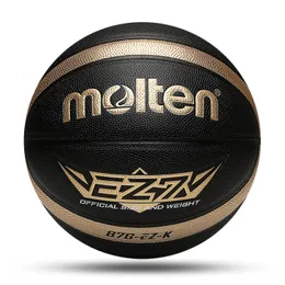 Шары расплавленные баскетбольные мячи Официальное размер 765 PU Outdoor Undoor Match Training Men Women Basketball с бесплатной сеткой иглы 230603