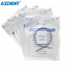 Other Oral Hygiene AZDENT 5 Packs Dental Orthodontic Open Spring Niti Elastic Coil Springs Size 0.010 180mm 0.012 180mm 2pcs Pack Dentistry 230605