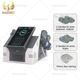 Hot EMS-Culpt Machine Emszero RF Fat Burning Shaping Beauty Equipment 14 Tesla 5000W Hi-EMT Nova Electromagnetic Muscle Stimulator Machine med 2/4/5 Handtag Salon