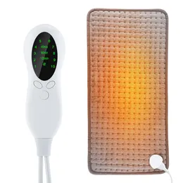 Massager 59*30cm Electric Heating Pad 75W 110V for Abdomen Waist Back Pain Relief Winter Warmer US EU UK Plug 10 Speed Fast Heating Pad