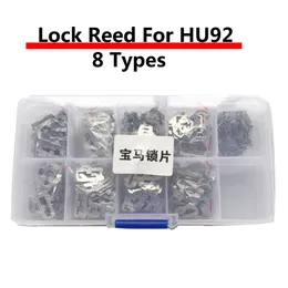 Werkzeuge 200PCS HU92 Auto Lock Reed Platte reparatur werkzeuge Für BMW Auto-Locking Platte Messing Material Reparatur Mithelfer Kit mit Frühling