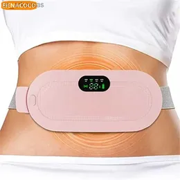 Portable Menstrual Heating Pad Abdominal Dysmenorrhea Warm Belt Relief Cramps Pain Vibrating Massage Electric Waist Belt Device L230523