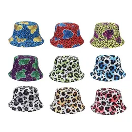 Chapéus de aba larga 2023 Spring Cotton Print Bucket Fisherman Externa Travel Hat para homens e mulheres 136 G230603