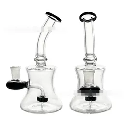 Latest Glass Hookah Bottle Water Bong black Green Color Hand Heady Pyrex Spoon Oil Nail Adapter Smoking Pipe Rigs