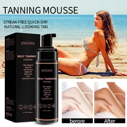 Akcesoria Envisha Ciało pielęgnacja skóry Self opalanie spray Szybki twarz Tan Krem krem ​​nawilżający makijaż podkład Bronzer odżywczy balsam