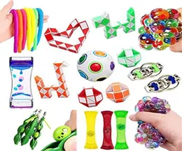 Fast Ship Sensory Toys Set Alivia el estrés y la ansiedad Fidget Toy para niños Adultos Surtido de juguetes especiales para fiesta de cumpleaños5604723