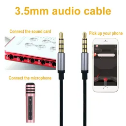 Woven Digital Car Aux Audio Cable 3 5mm Male to Male Extension Audio Cable for Mobile Phone Headphone Microphone Connection
