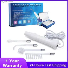 Bärbar högfrekvensenhetselektrod Wand Face Machine Acne Remover Face Massager Beauty Spa Skin Draw Ansikt Lyft L230523