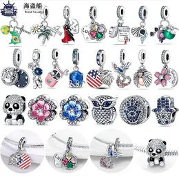 Dla Pandora Charms Sterling Srebrne koraliki Amulet Urok pasuje do Plata de Ley