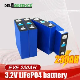 16pcs 230ah lifepo4 بطارية 12V 24V 48V ليثيوم فوسفات Phosphat