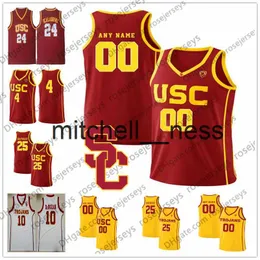 MIT8 CUSTOM 2020 USC 트로이 목마 농구 21 Onyeka Okongwu 2 Jonah Mathews 31 Nick Rakocevic 4 Daniel Utomi 빈티지 남성 청소년 어린이 유니폼 4xl