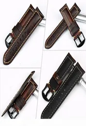 Maikes Watch Accessories Watch Band 20mm 22mm 24mm 26mm Special Oil Wax Leather Watch Strap Watchbands For Panerai Iwc Y190709022875224