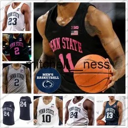 Mit8 Penn State Nittany Lions 2020 Basketball #1 Seth Lundy 2 Myles Dread 12 Izaiah Brockington Lamar Stevens PSU MEN JUVENTUDE KID Jerseys 4XL