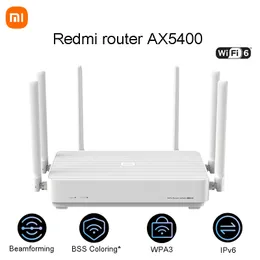 Xiaomi Redmi AX5400 WIFI Router Mesh System Wi-Fi 6 Plus 160MHz NPU مستقلة مع Xiaomi Mihome App