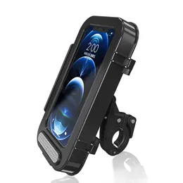 New Bicycle Motorcycle Waterproof Case Mobile Phone Holder Outdoor Cycling Navigation Waterproof Bag