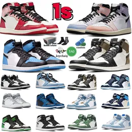 High 1 1s Uomo Donna Scarpe da pallacanestro Spider-Verse Next Chapter Palomino Game Royal Lost and Found Skyline True Blue Mocha Denim Scarpe da ginnastica da donna da uomo Sneakers sportive