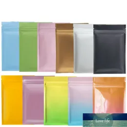 All-mtch multi color Resealable Zip Mylar Bag Food Storage Aluminum Foil Bags plastic packing bag Smell Proof Pouches