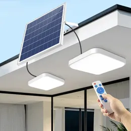 Luzes de teto solares indoor outdoor 3 cores 100 w 150 w 200 w decoração iluminação para garagem jardim por mar para os eua porta a porta