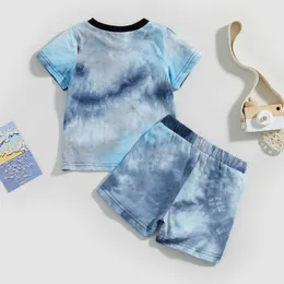 Kleidungssets Kleinkind Kinder Baby Jungen Kurze 2-teilige Sommerkleidung Outfits Ärmel Tie-Dye T-Shirt Shorts Artikel