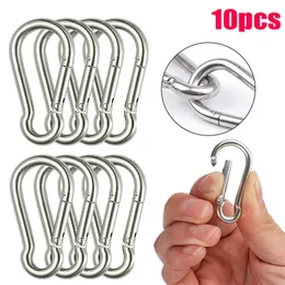 Cords Slings and Webbing 10st Mini Carabiners Alloy Spring Carabiner Snap Hooks Carabiner Clip Keychain Outdoor Camping Climbing Handing D-Ring Buckles 230603
