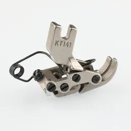 Macchine KT141 Piedino speciale incernierato per macchina da cucire a punto annodato Interazione anteriore e posteriore attraverso la cucitura incrociata Tessuto extra spesso