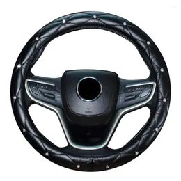 Steering Wheel Covers Automobile Set In Car Women's Decoration Products Four Seasons Universal Diamond Handle
