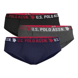 Assn Men's Cotton Stretch Briefs Underwear, 3-Pack
