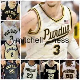 MIT8 Anpassad NCAA Purdue Boilermakers baskettröjor 25 Ethan Morton 14 David Jenkins Jr.