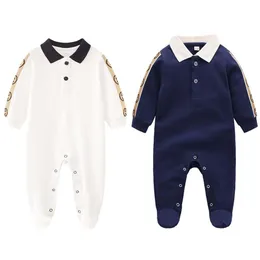 Baby Strampler Frühling Herbst Junge Mädchen Kleidung Strampler Baumwolle Neugeborene Kinder Designer Overall Mode Kleidung