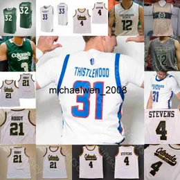 Mi08 Personalizado Colorado State Basketball Jersey NCAA College Isaiah Stevens Nico Carvacho David Roddy Adam Thistlewood Kendle Moore