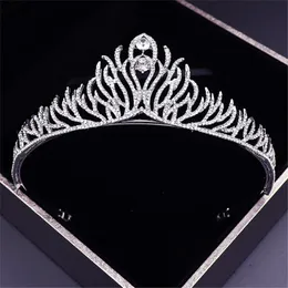 Wedding Hair Jewelry Vintage Baroque Metal Crystal Tiara Wedding Crown Headband Queen Prom Party Birthday Dance Headband Bride Hair Jewelry 230605