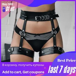 TRODEAM Sexy Harness Garter Body Strap Belt Meias Espadas Góticas Cintos Lingerie Feminino Trajes Sexuais Bdsm Bondage Suspender L230518