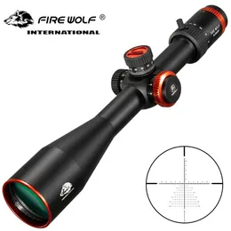 Fire Wolf QZ 6-24x50 FFP Охотничьи тактические оптические зрелища Снайперская прицельная прицела AirSoft Accessories Scope для охоты на винтовки