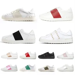 Original Luxurys Designers Dress Shoes For Men Women All Blacks Spikes White Red Pink Mens Womens Fashion Sneakers Trainers Size 32376