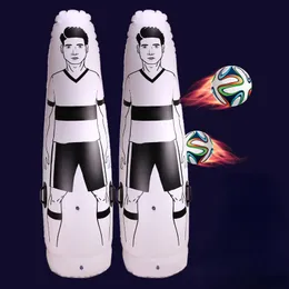 Spor Eldivenleri 175cm PVC Yetişkin Şişme Futbol Eğitim Hedefi Tutucu Silindir Hava Kukla Aracı Duvar 230605