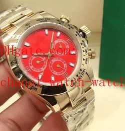 Envío gratis de alta calidad para hombre reloj 116505 18k pulsera de oro rosa sin cronógrafo movimiento automático para hombre relojes de pulsera