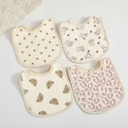 bibs burp cloths cotton gaussian bibs olidc olorb bibb abyb ibba bybi bbab ybib baby g220605