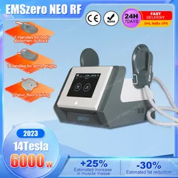 EMSzero Muskelstimulator HI-EMT EMS High Intensity 14 Tesla 6000W Sculpt Elektromagnetisches Schlankheits-Fitnessgerät 2023